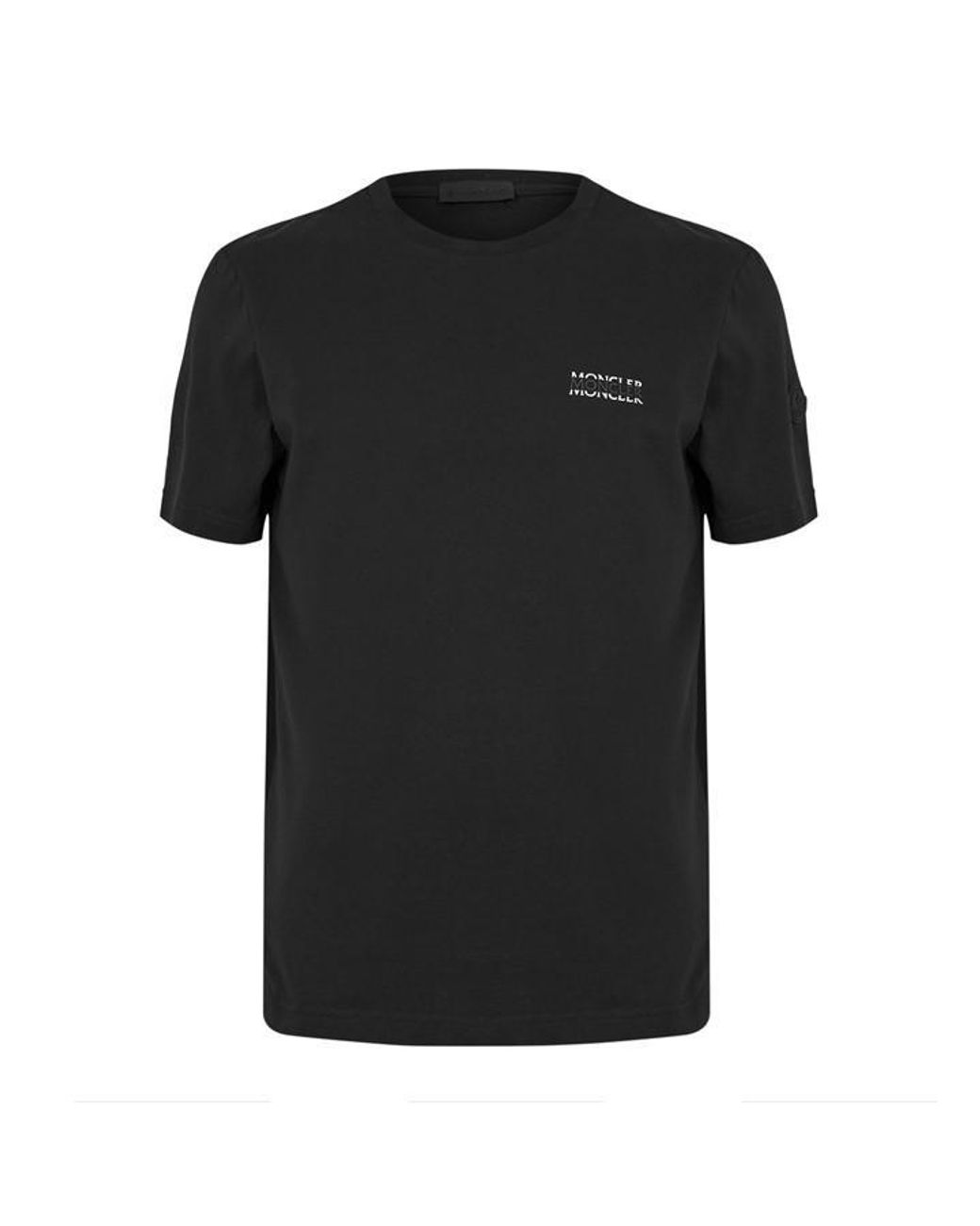 Moncler Black Mb T-Shirt for men