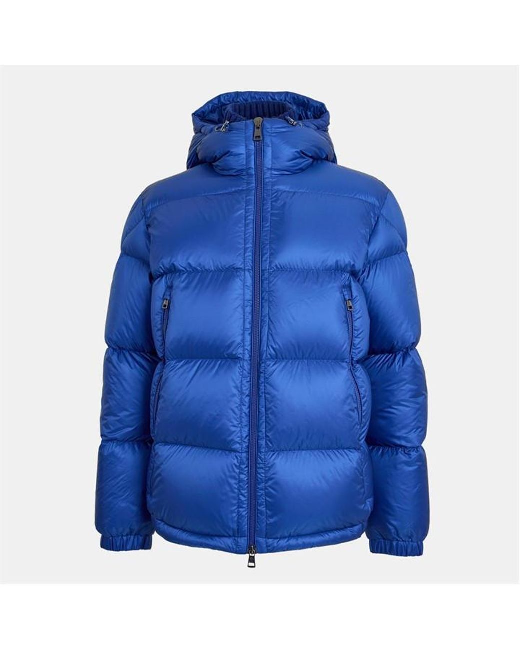 Moncler Blue Rivau Quilted Water Resistant Medium Puffer Jacket for men
