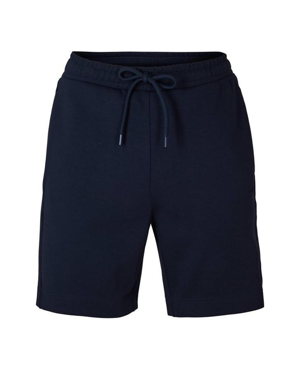 Boss Blue Soft Fleece Drawstring Shorts for men