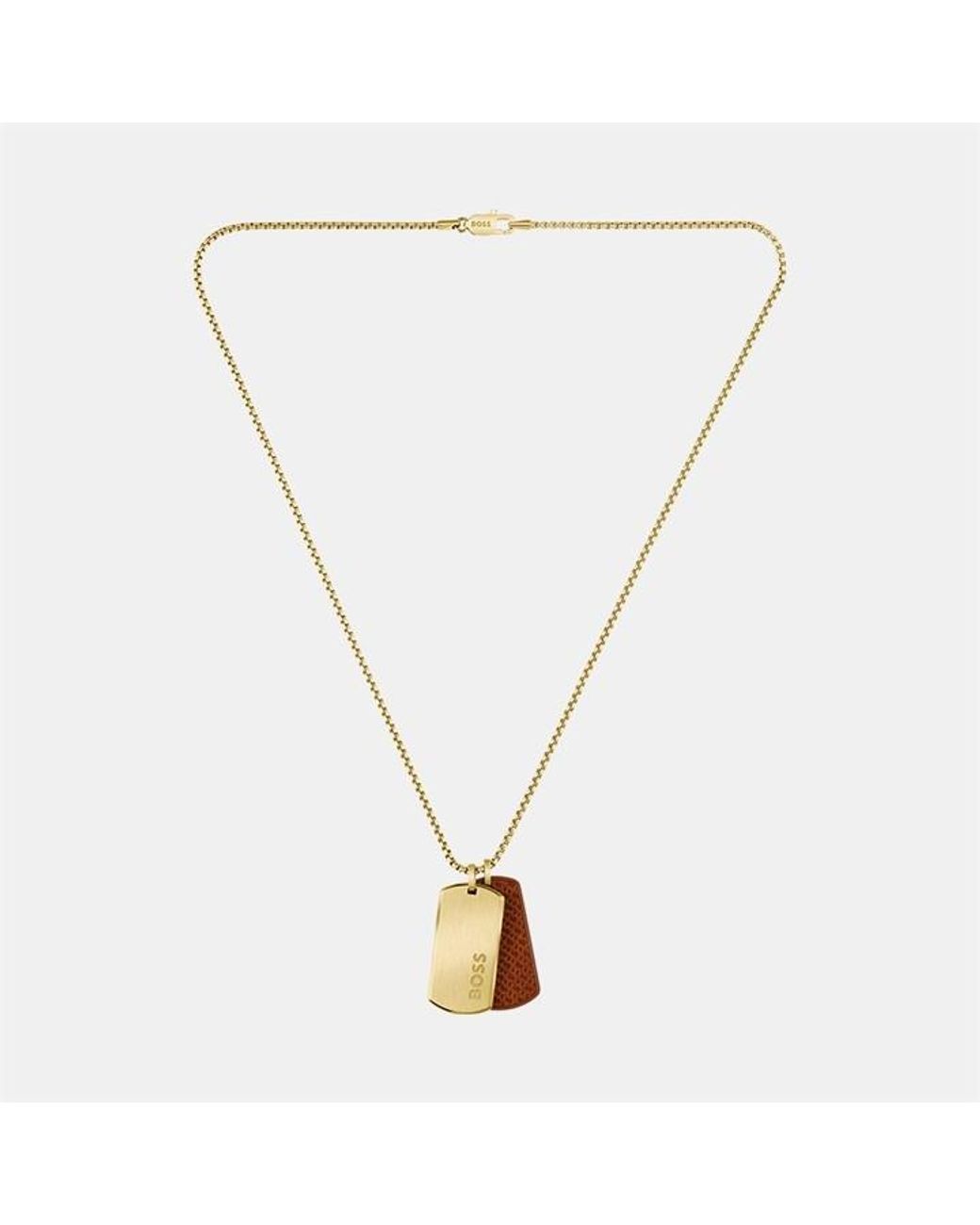 Boss Metallic Gents Devon Necklace for men