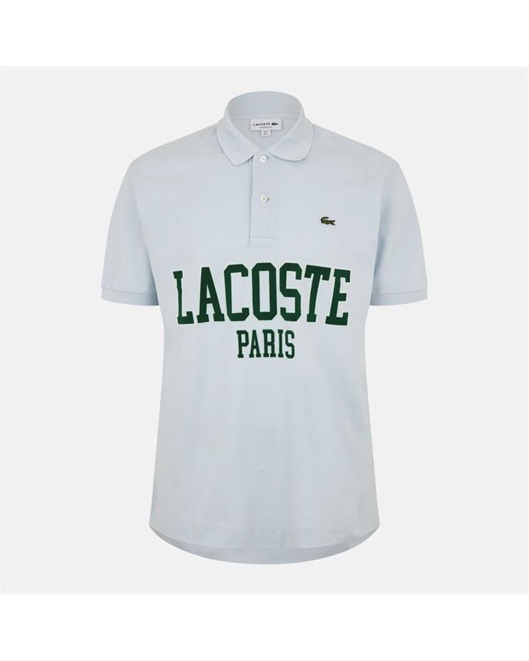Lacoste Blue French Short-Sleeve Polo Shirt for men