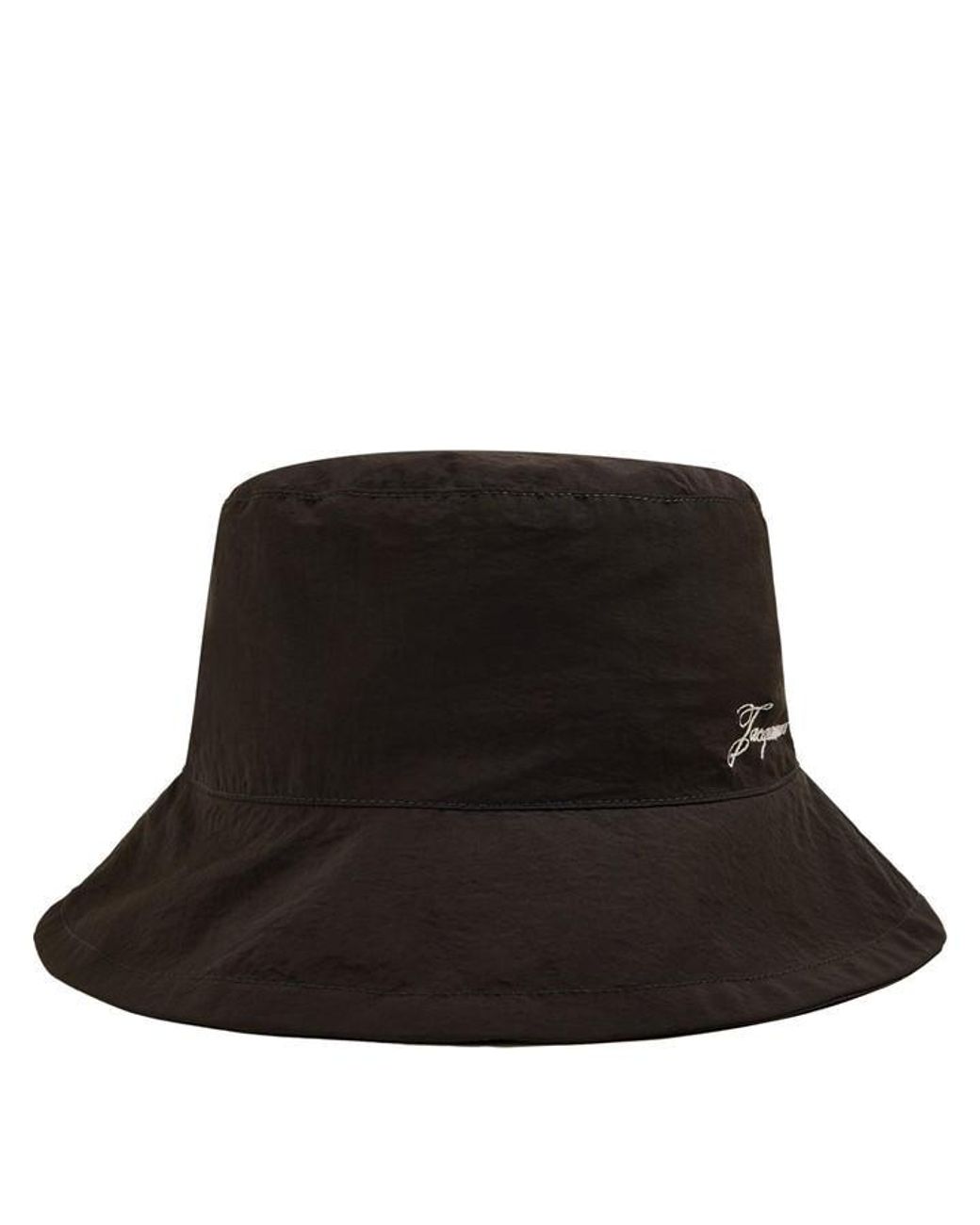 Jacquemus Black Bucket Hat for men