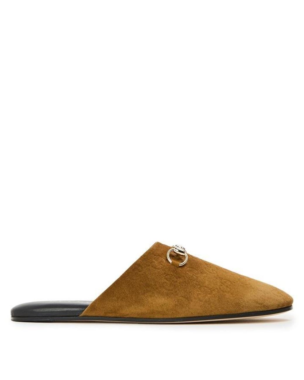 Gucci Brown Lucy Flat Mules