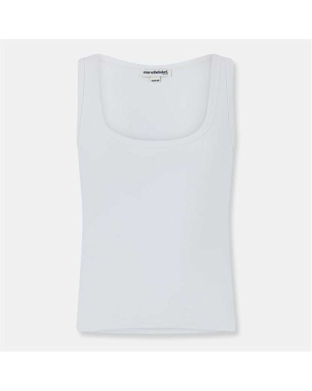 Mars the Label White Sculpt Vest