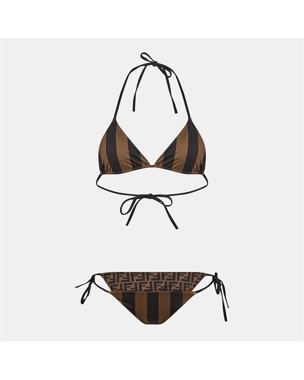 Fendi White Reversible Swimsuit