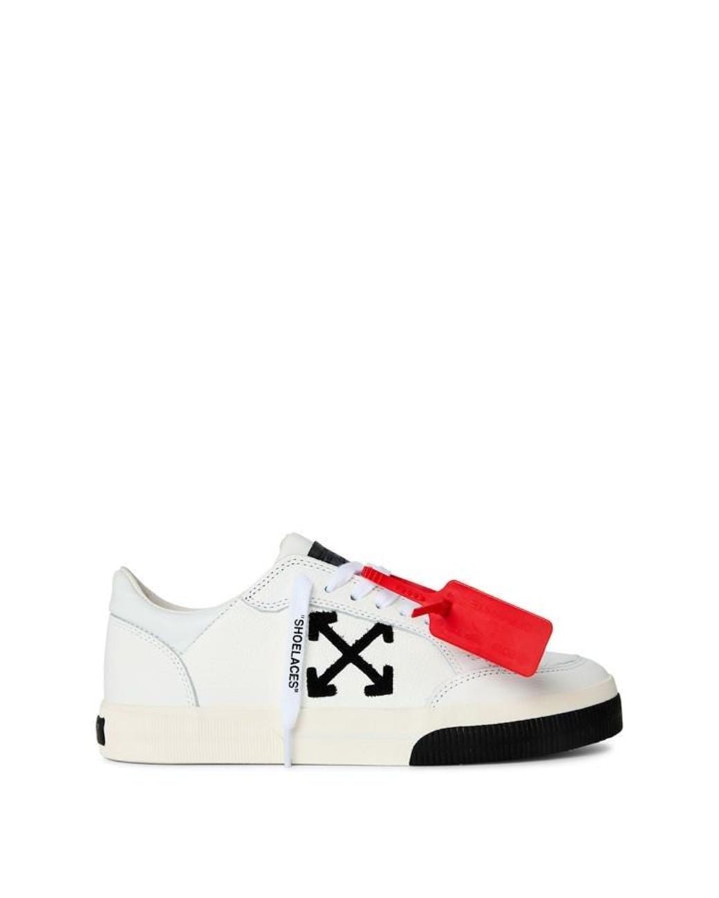 Off-White c/o Virgil Abloh Red Vulcanised Trainers Sneakers for men