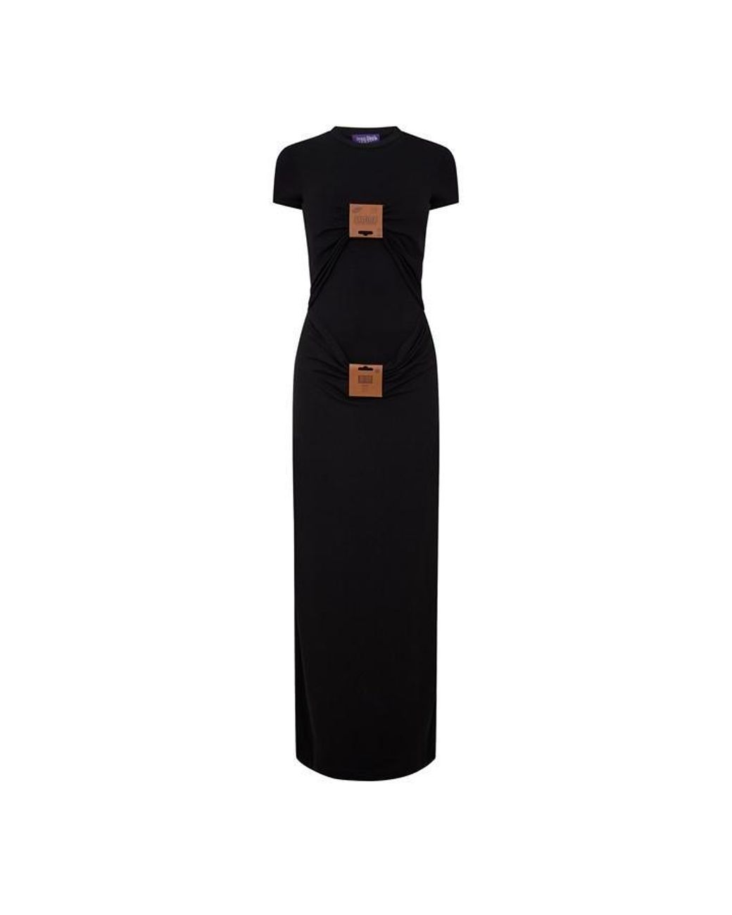 Jean Paul Gaultier Black Jpg Jsy Long Dress Ld64