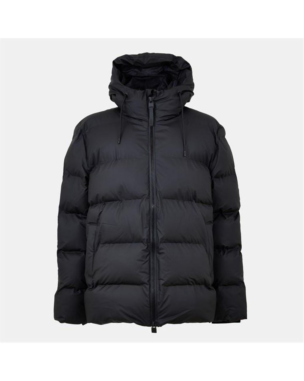 Rains Black Alta Puffer for men