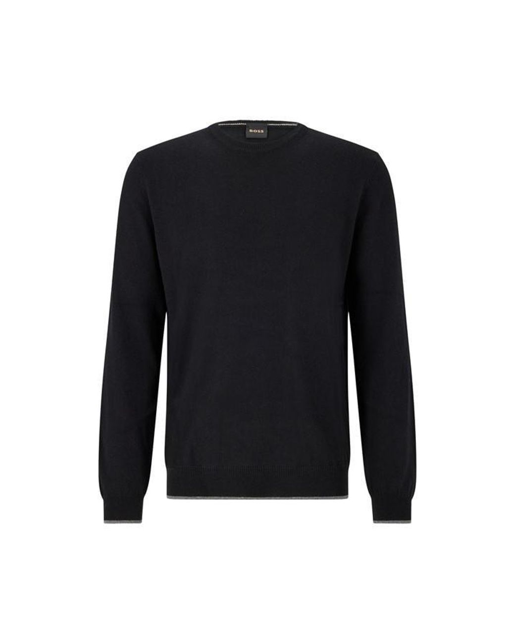 Boss Blue T-Borello Crew Sweatshirt for men