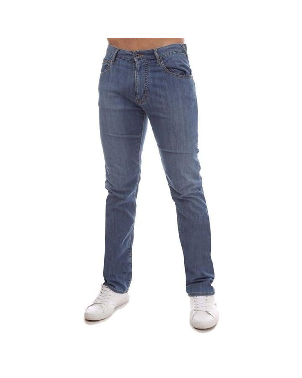 Armani J45 Regular-Fit Jeans in Blue for Men Lyst UK