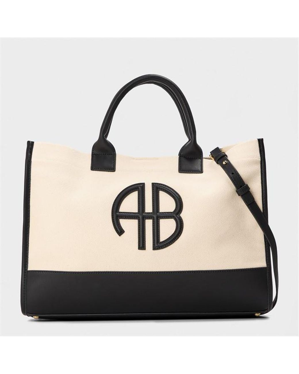 Anine Bing Black Medium Lara Tote