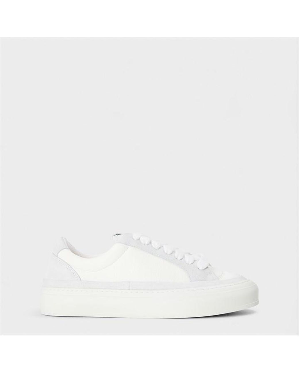 NUMERIS White Athena Low-Top Trainers for men