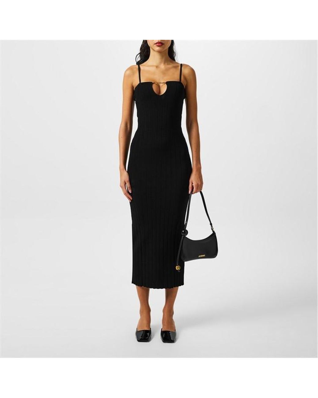 Jacquemus Black La Sierra Bodycon Maxi Dress