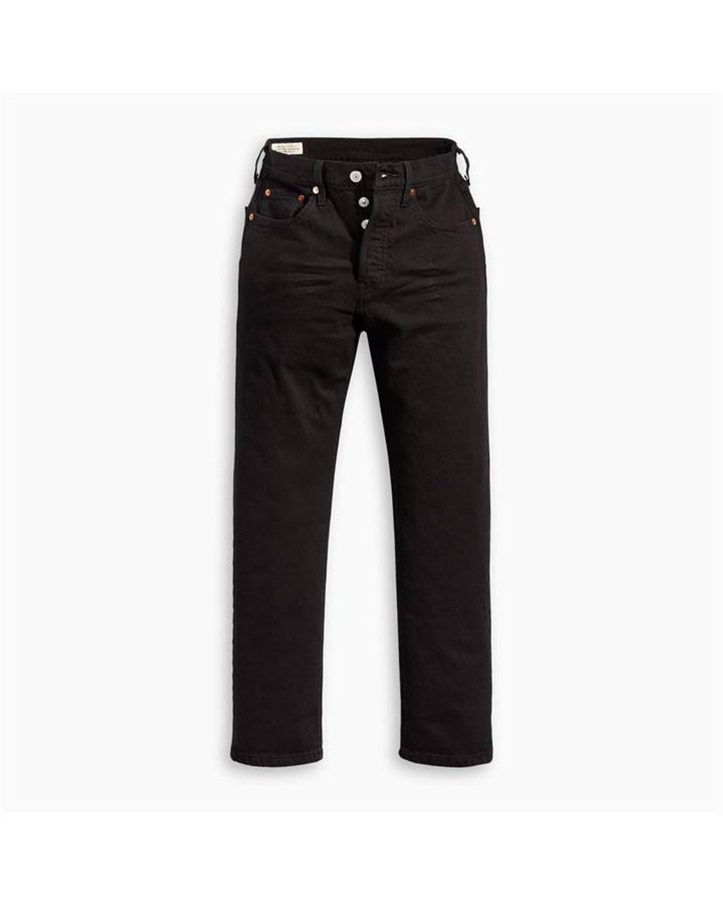 Levi's Black 501 Crop Jeans