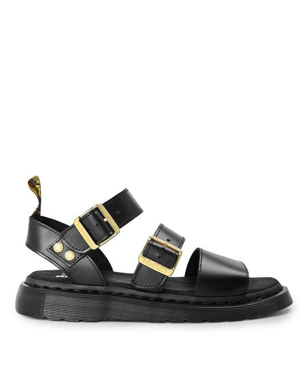 Dr. Martens Black Gryphon Brando Sandals