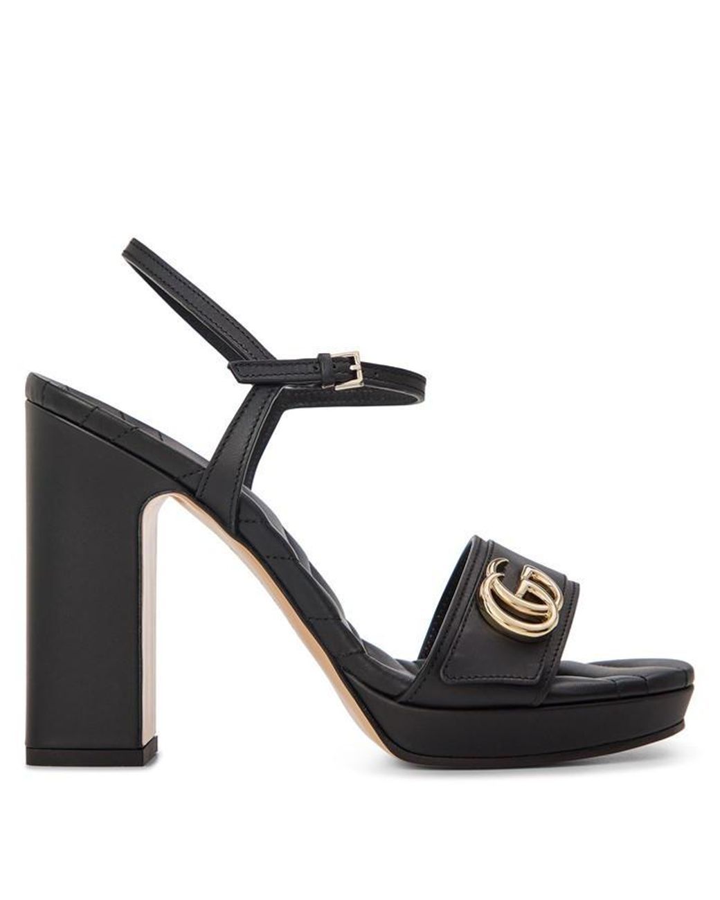 Gucci Black Heeled Sandals
