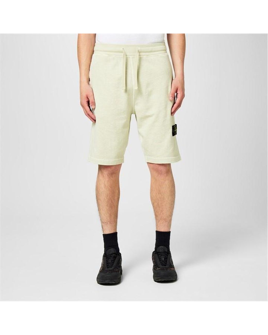 Stone island badge shorts hotsell