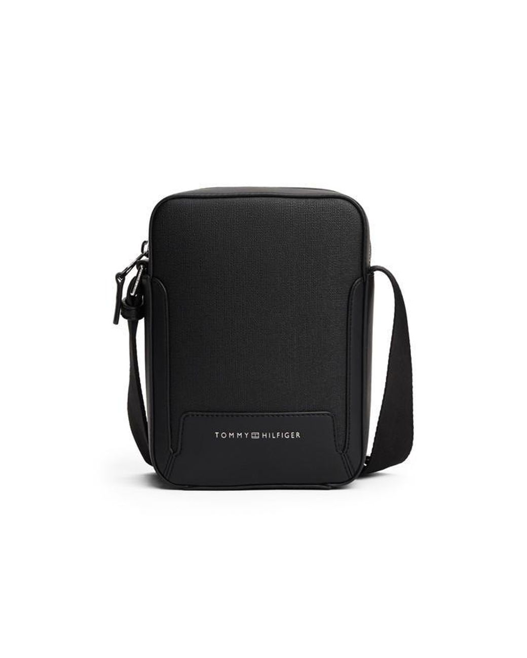 Tommy Hilfiger Black Modern Mini Reporter Cross Body Bag for men