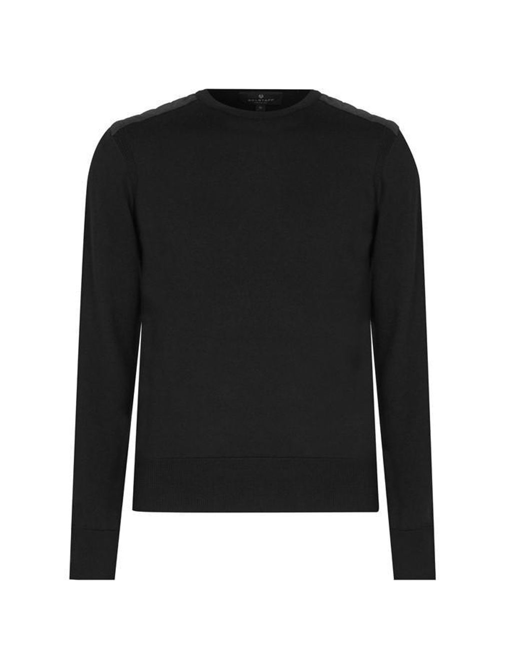 Belstaff Black Kerrigan Crewneck Jumper for men