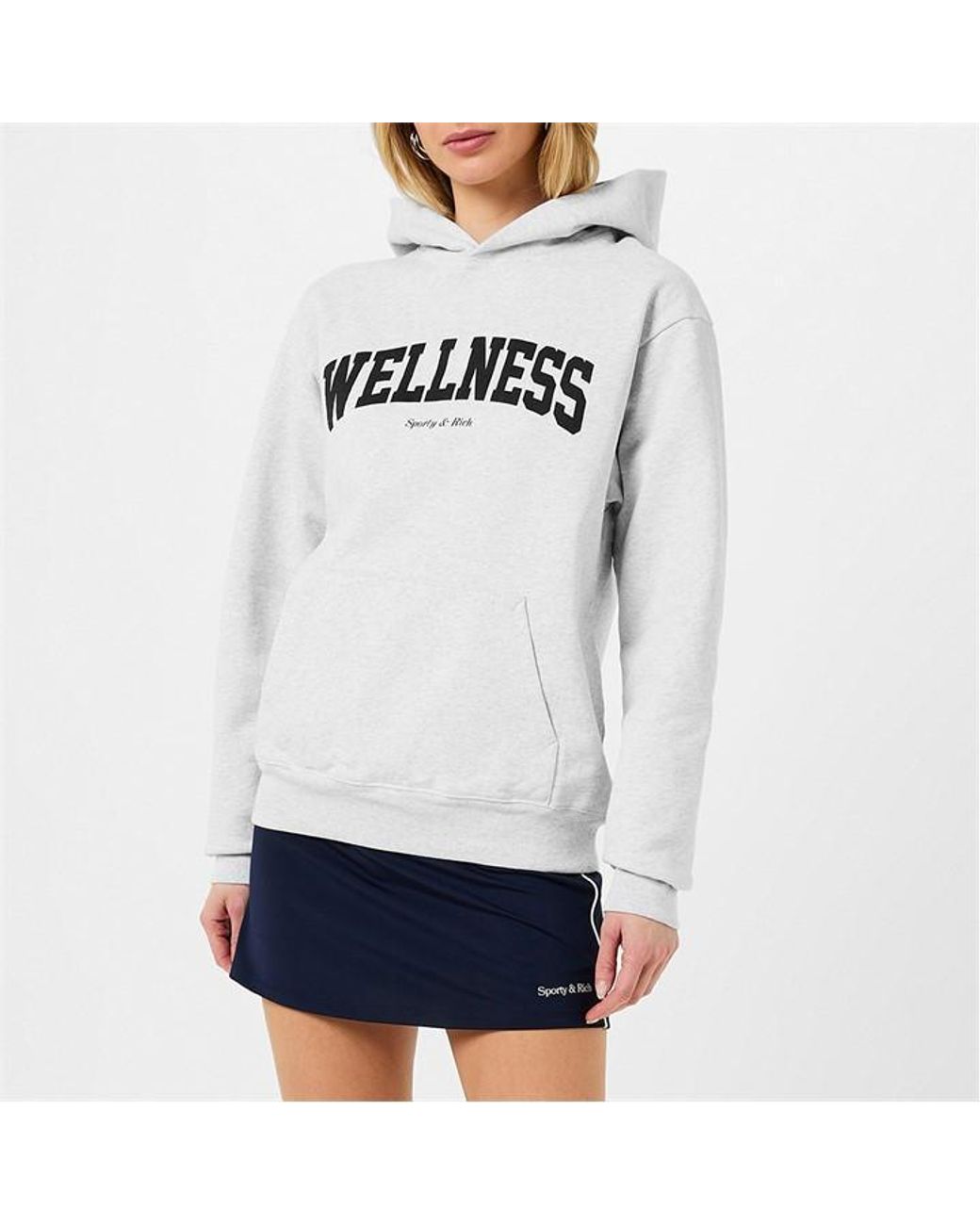 Sporty & Rich White Wellness Hoodie
