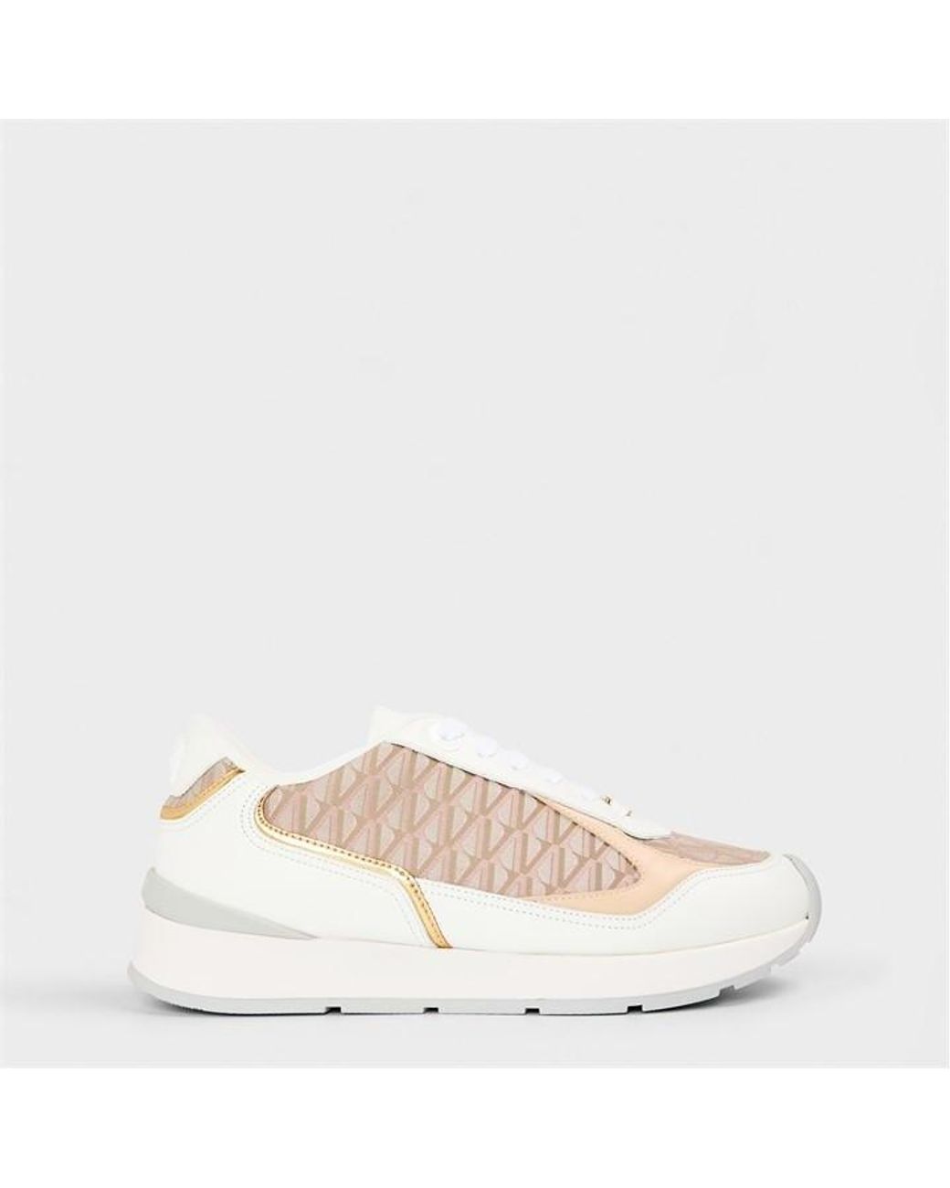 Versace Natural Platform Chunky Trainers