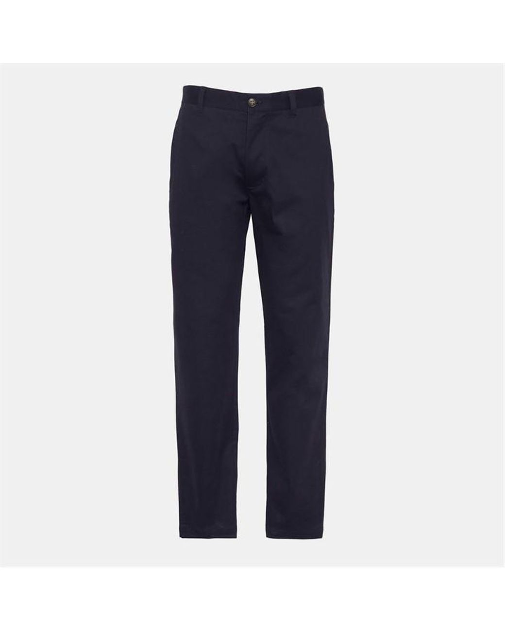 Barbour Blue Sueded Sateen Slim Trousers for men