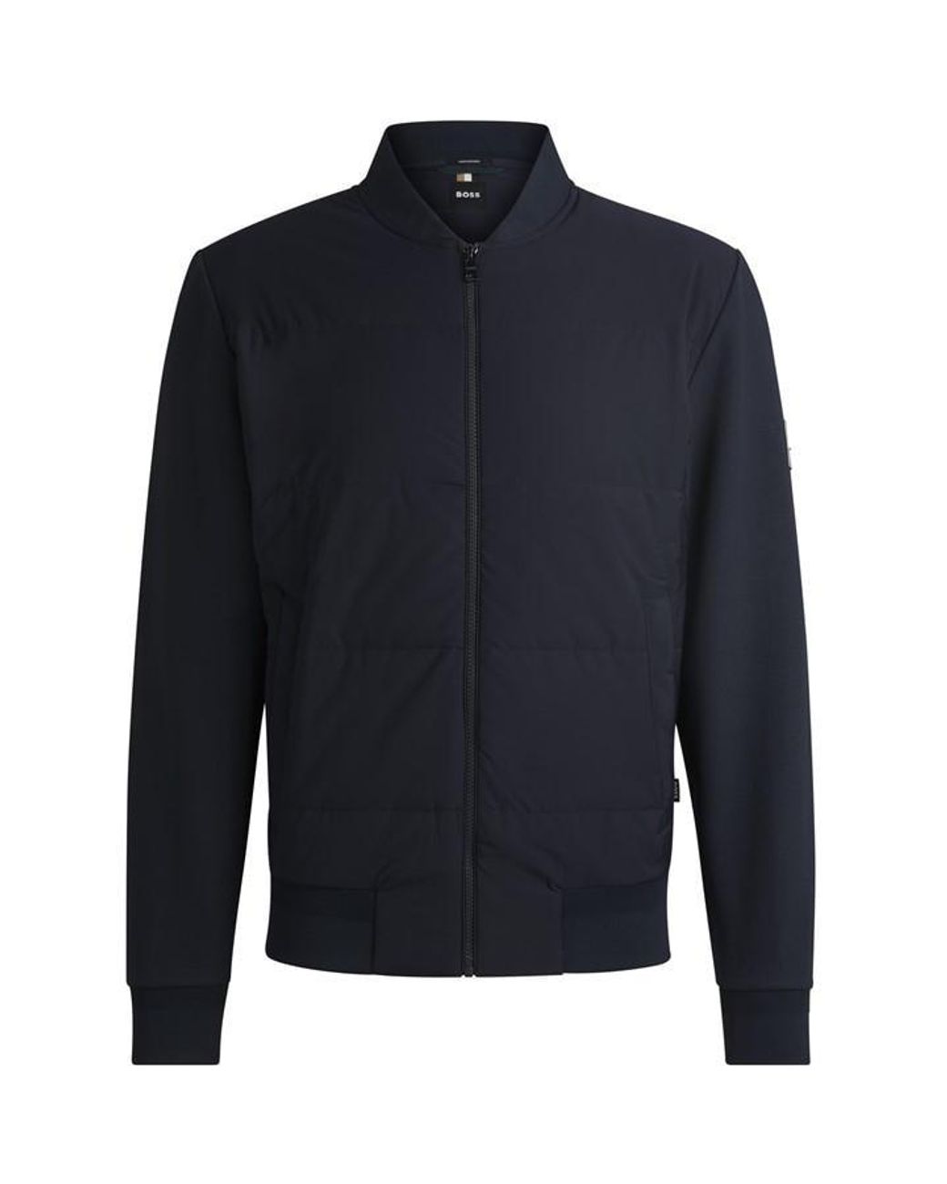 Boss Blue Hbb Skiles100 Full Zipped Sweatshirt, Padded Front, Pockets for men