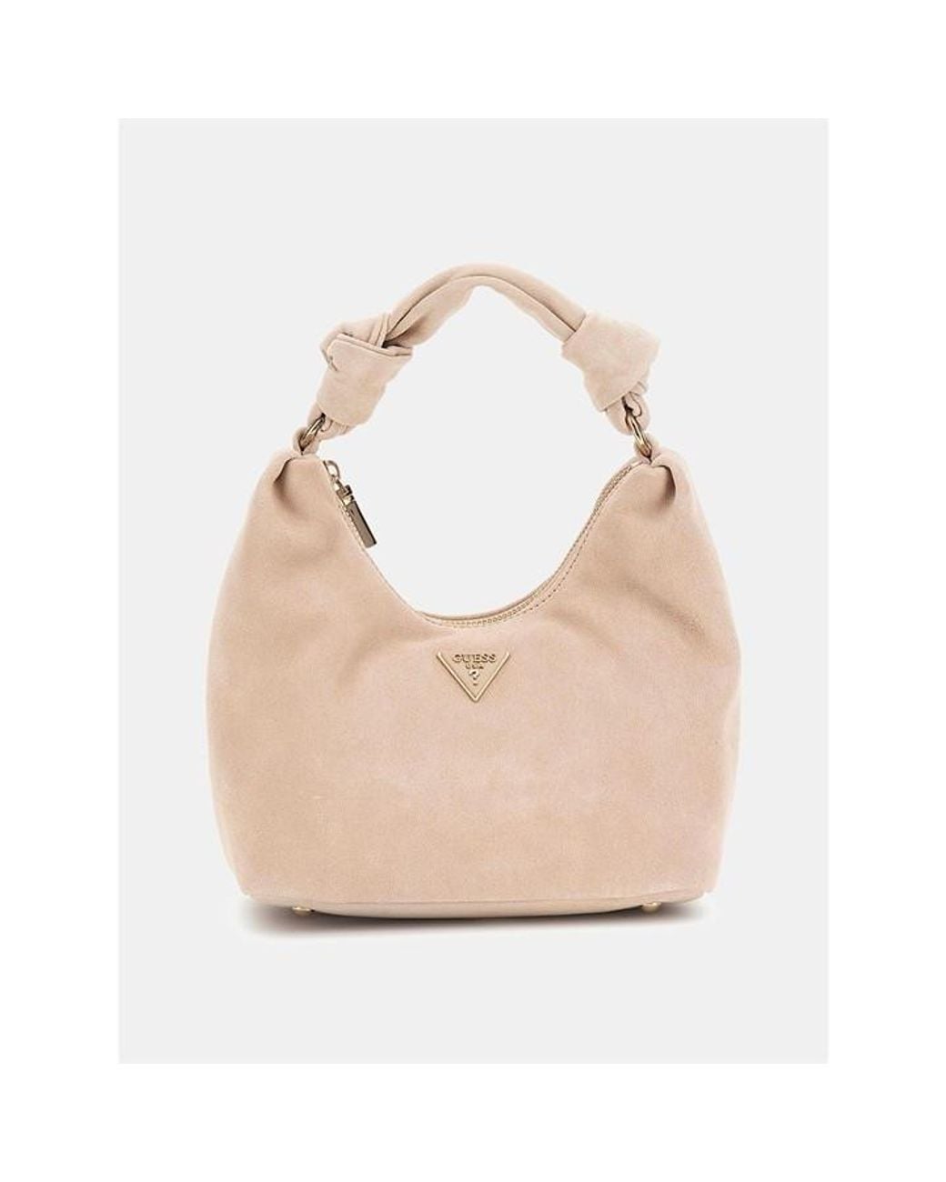Guess Natural Zamira Shoulder Hobo Bag