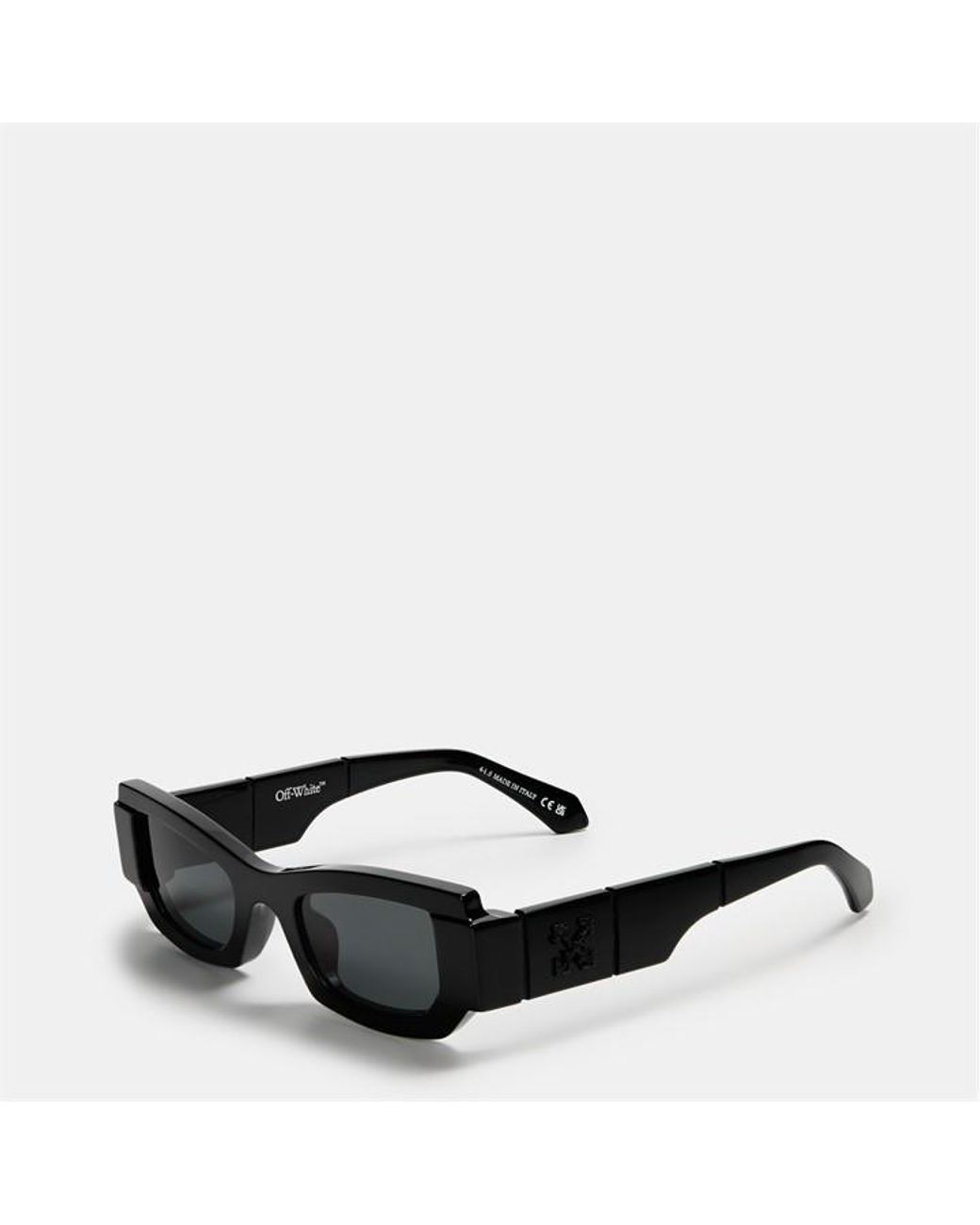Off-White c/o Virgil Abloh Black Joliet Rectangle Sunglasses for men