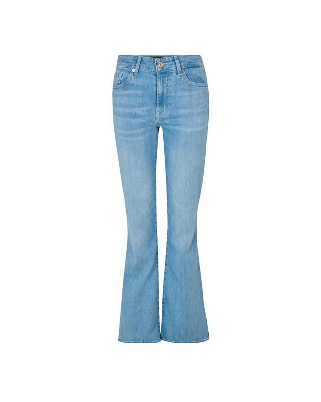 7 For All Mankind Blue Bootcut Jeans