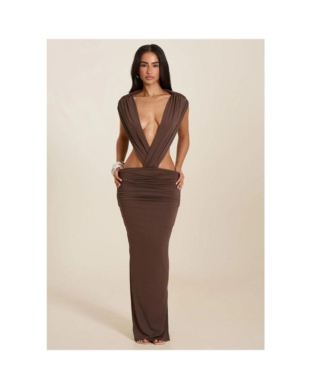 Mars the Label Natural Mtl Tori Maxi Ld64