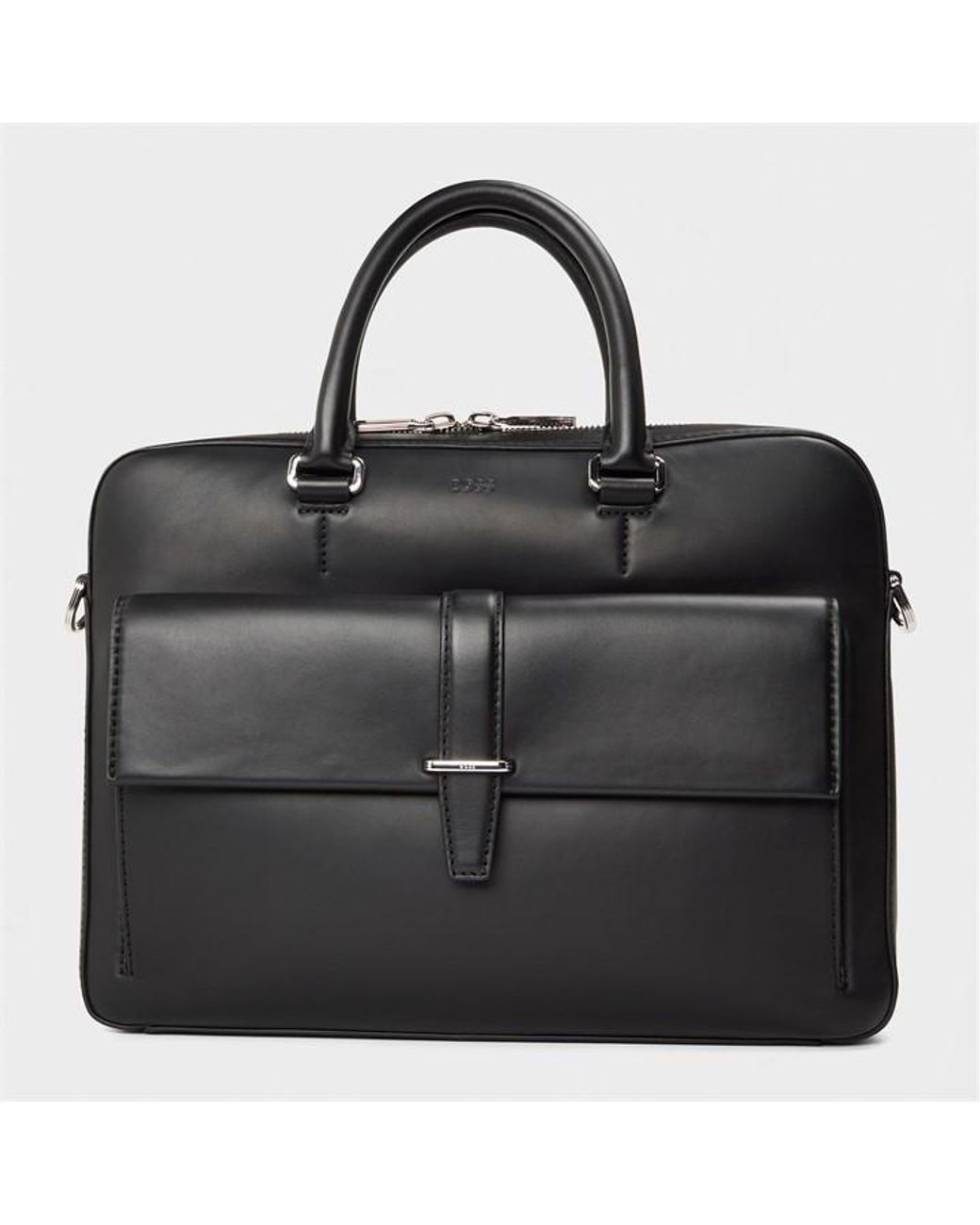 Boss Black Alaric Document Laptop Bag for men