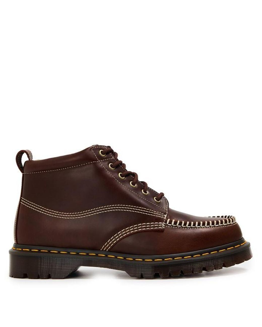 Dr. Martens Brown Lowell Leather Chukka Boots for men