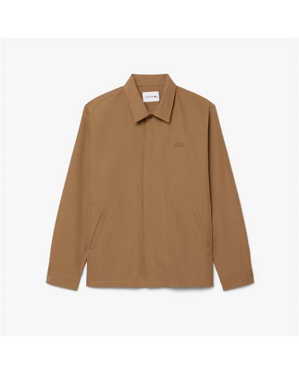 Lacoste Brown Overshirt Sn64 for men