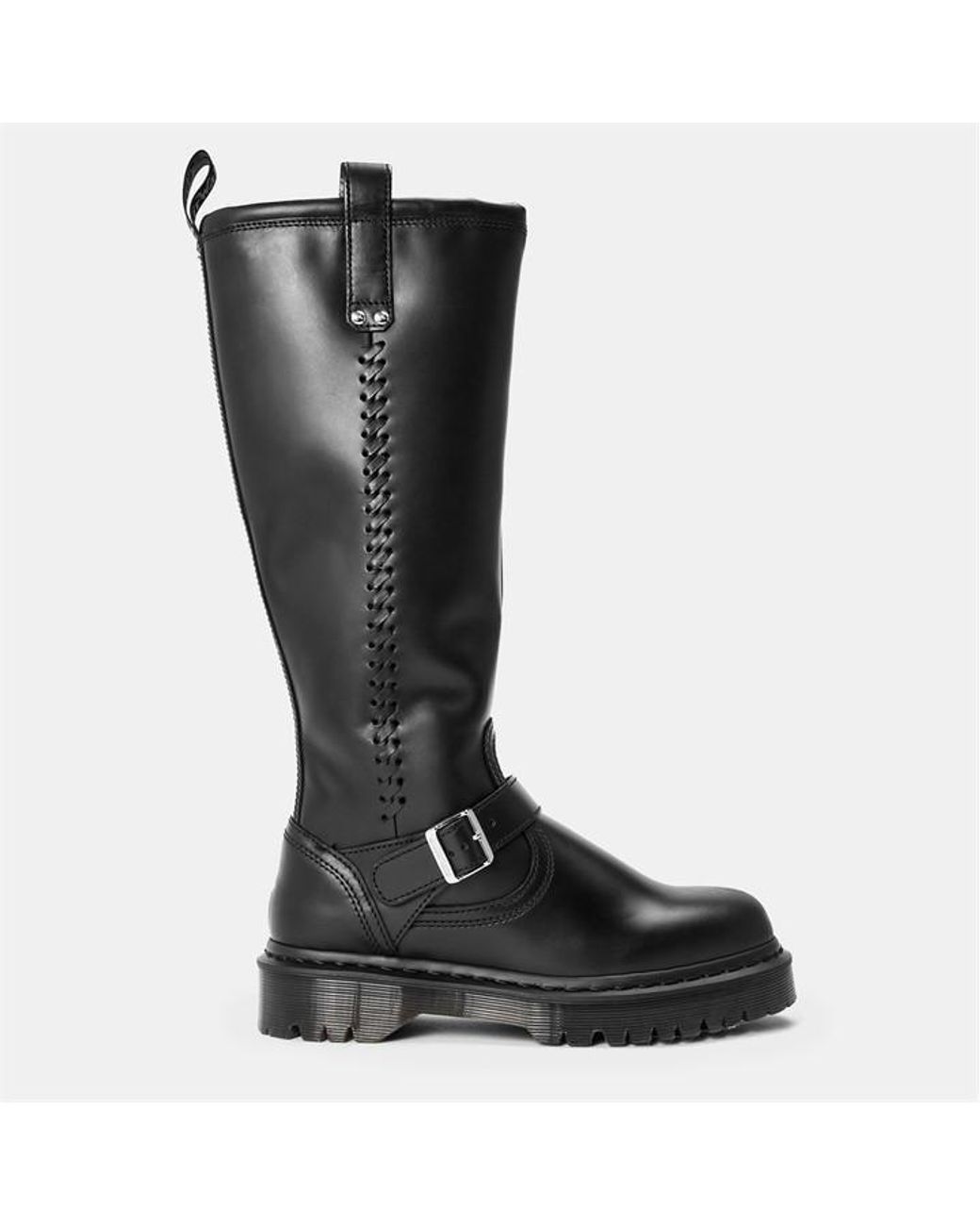 Dr. Martens Black Anistone Knee High Boot