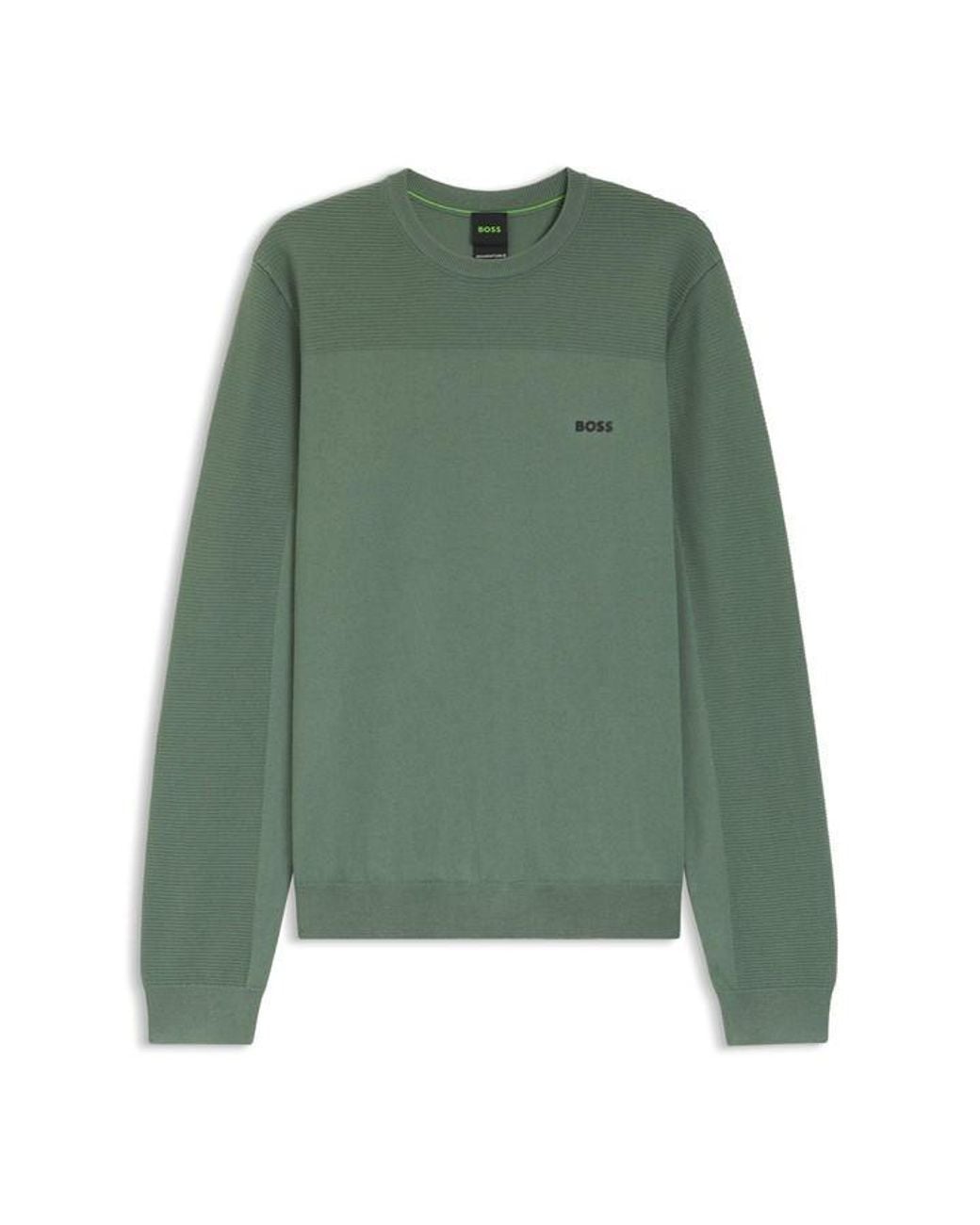 Boss Green Jumper With Logo Detail (Momentum) for men