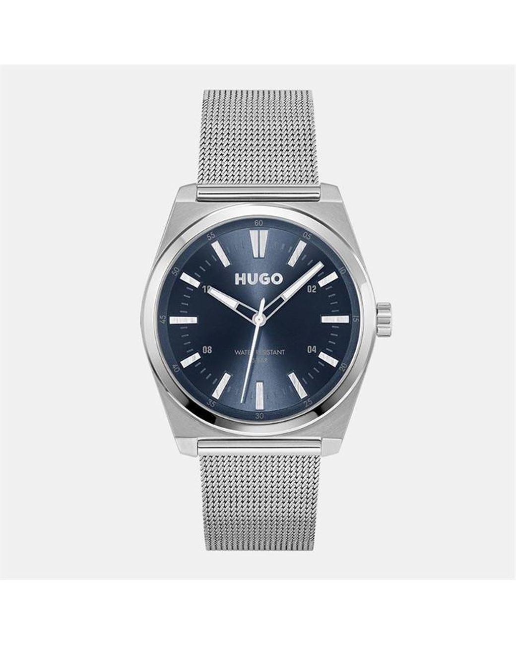 HUGO Metallic Gents #Ark Leather Strap Watch for men