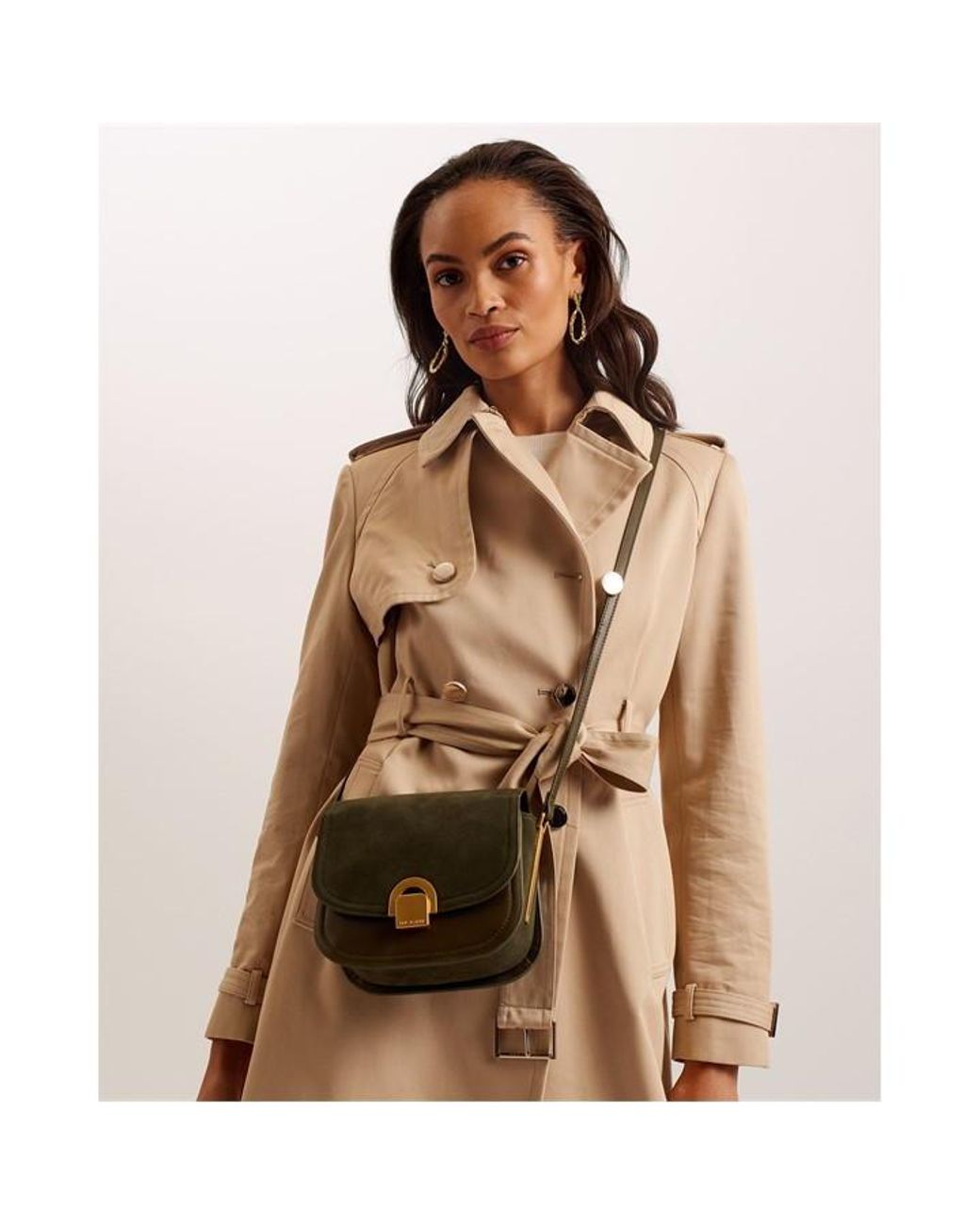【TED BAKER】素敵☆Imilda スエード クロスボディバッグ TED BAKER】素敵☆Imilda スエード クロスボディバッグ (TED