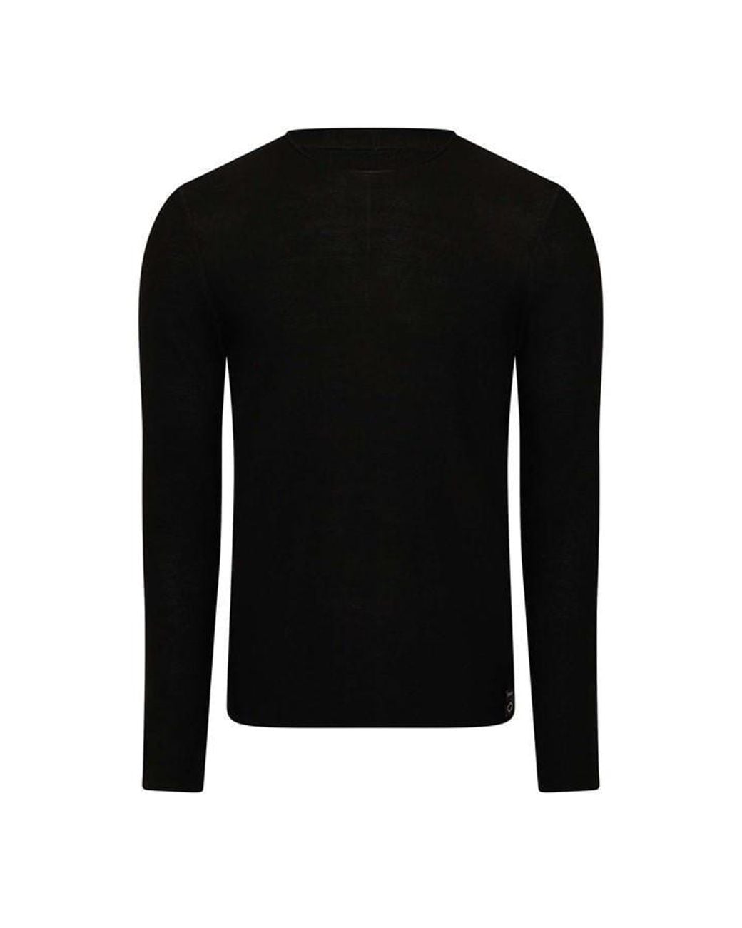 Replay Black Crewneck Sweater for men