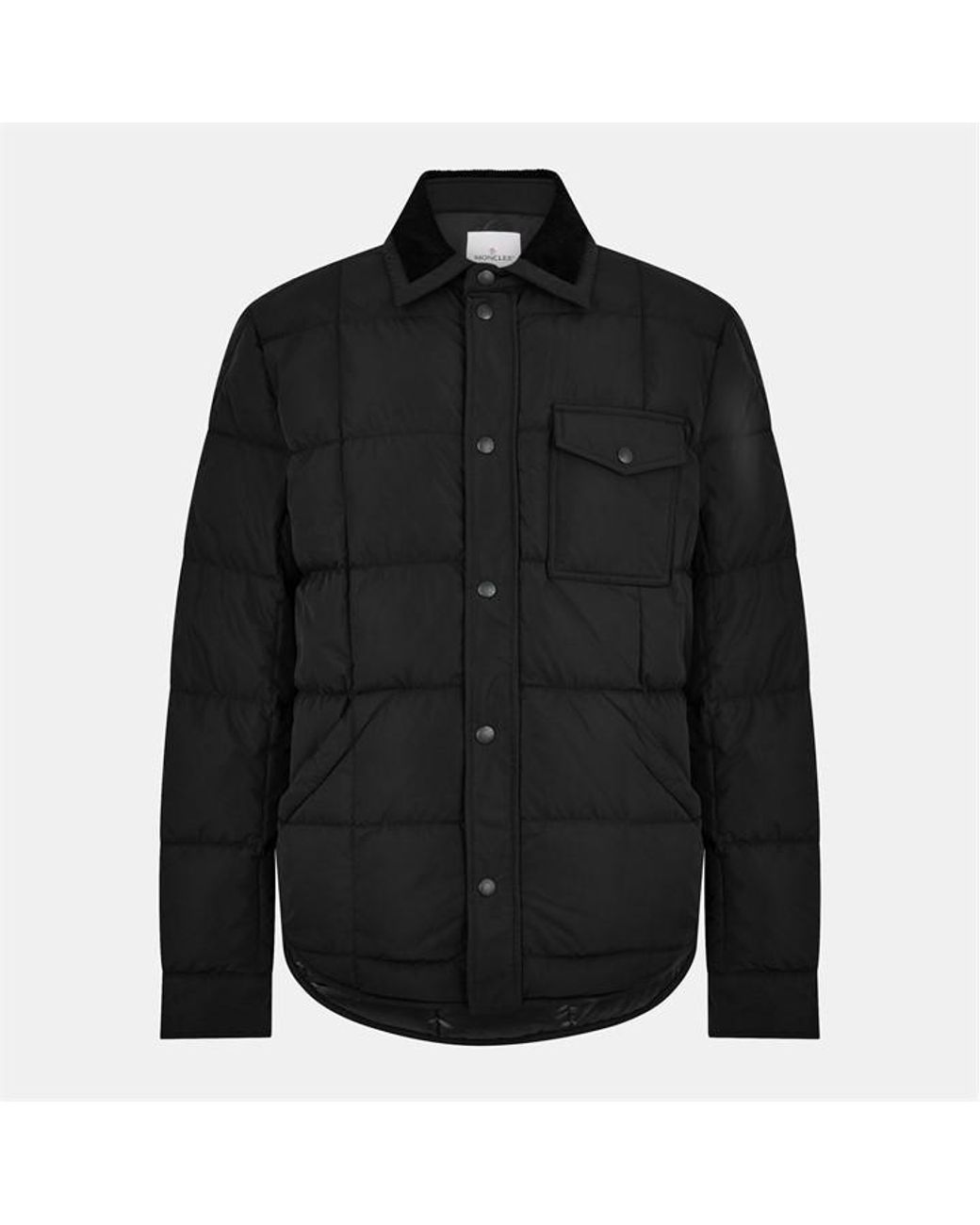 Moncler Black Marcilly Insulated Quilted Medium Puffer Jacket for men