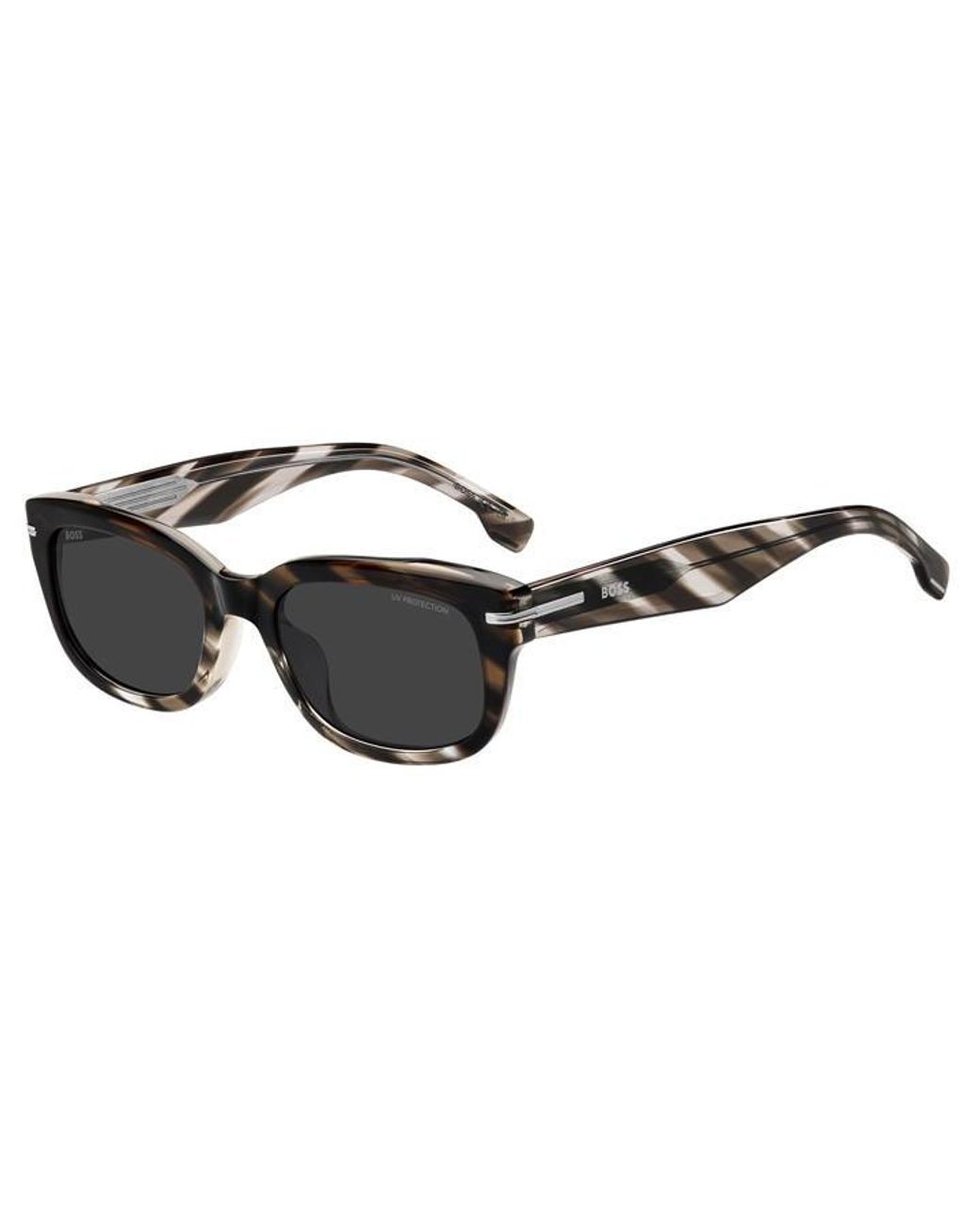 Boss Black Round Sunglasses for men