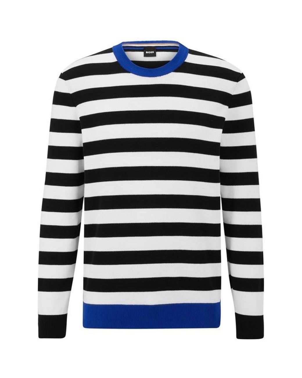Boss Blue Girasole Crew Sweatshirt for men