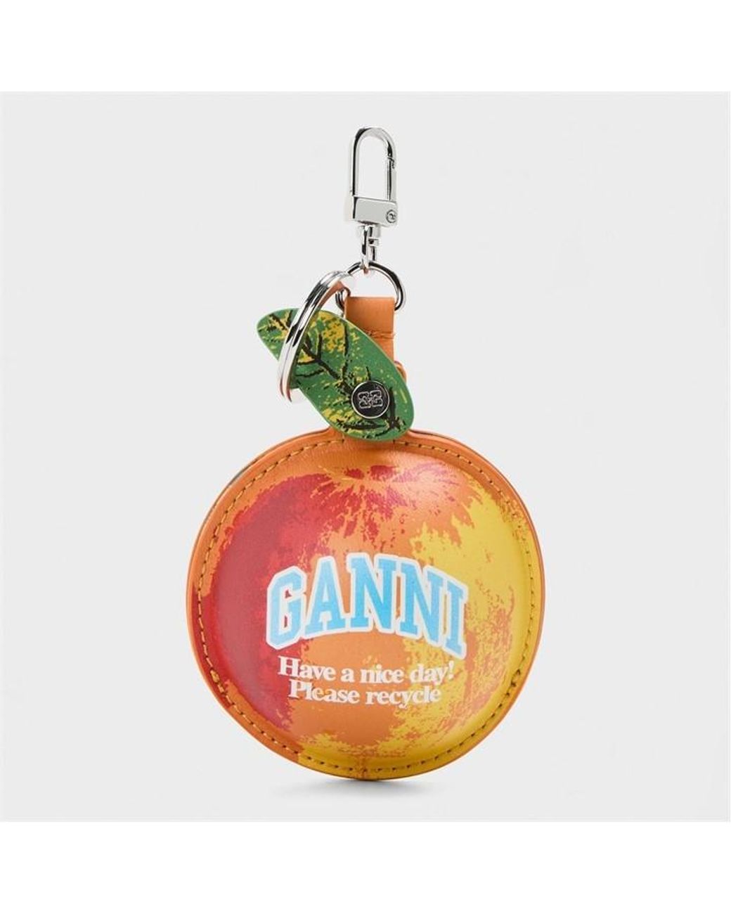 Ganni Orange A Coin Purse Ld61
