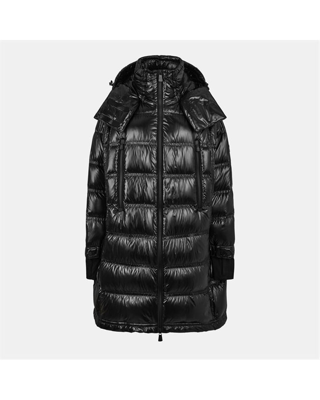 Moncler Black Down Long Puffer Jacket