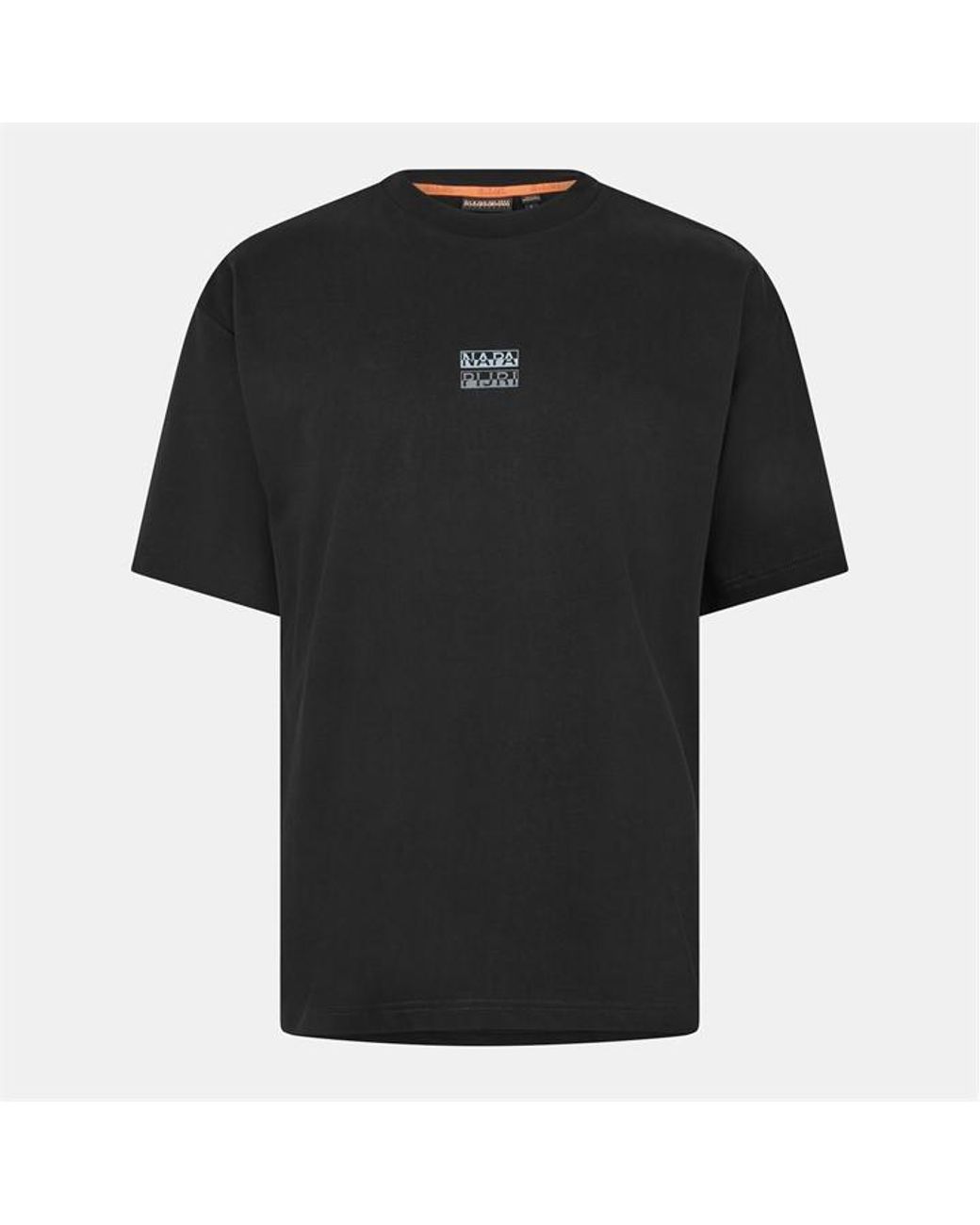 Napapijri Black Regular Fit T-Shirt for men