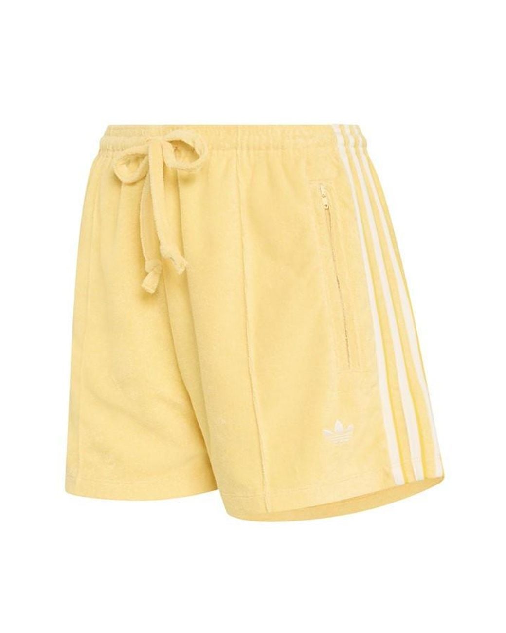 Adidas Originals Yellow Terry Towel Firebird Shorts