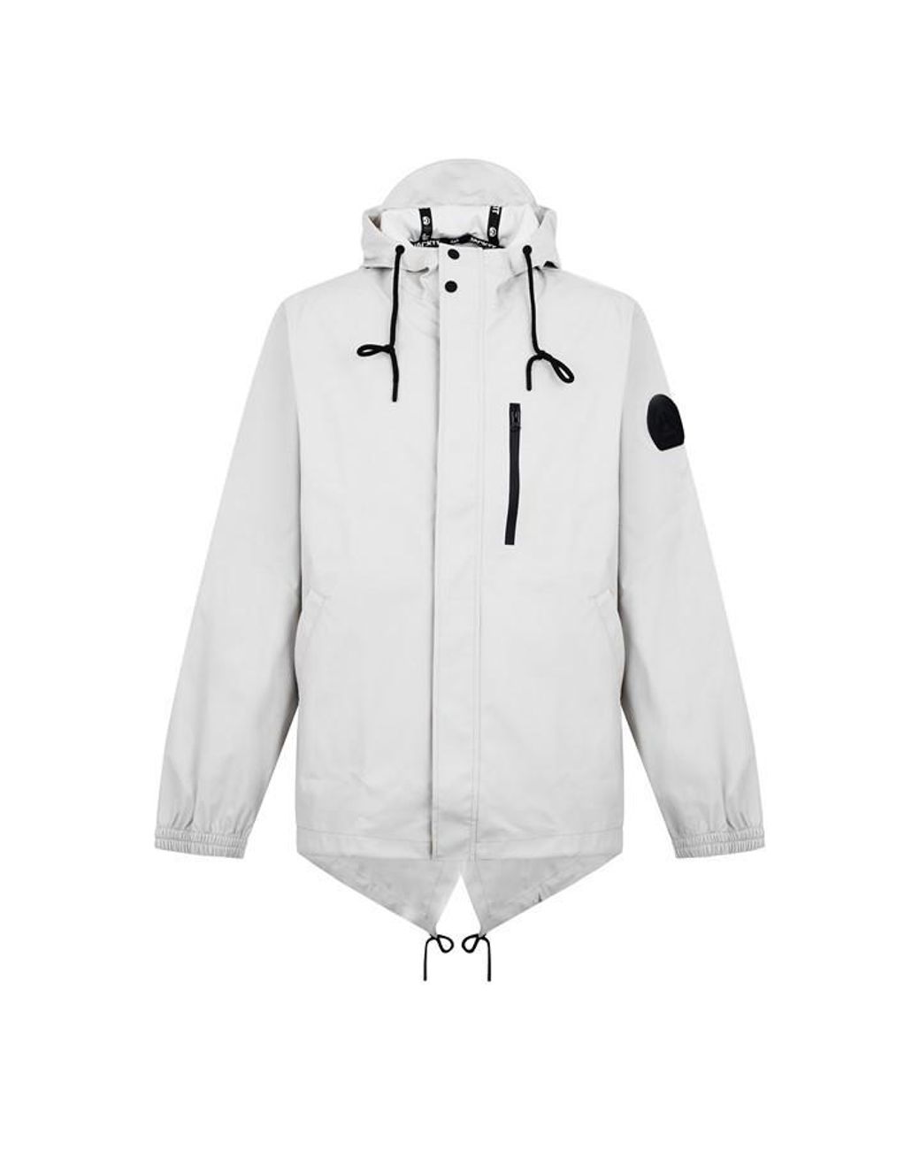 Jacket Gray Elements Rain Anorak for men