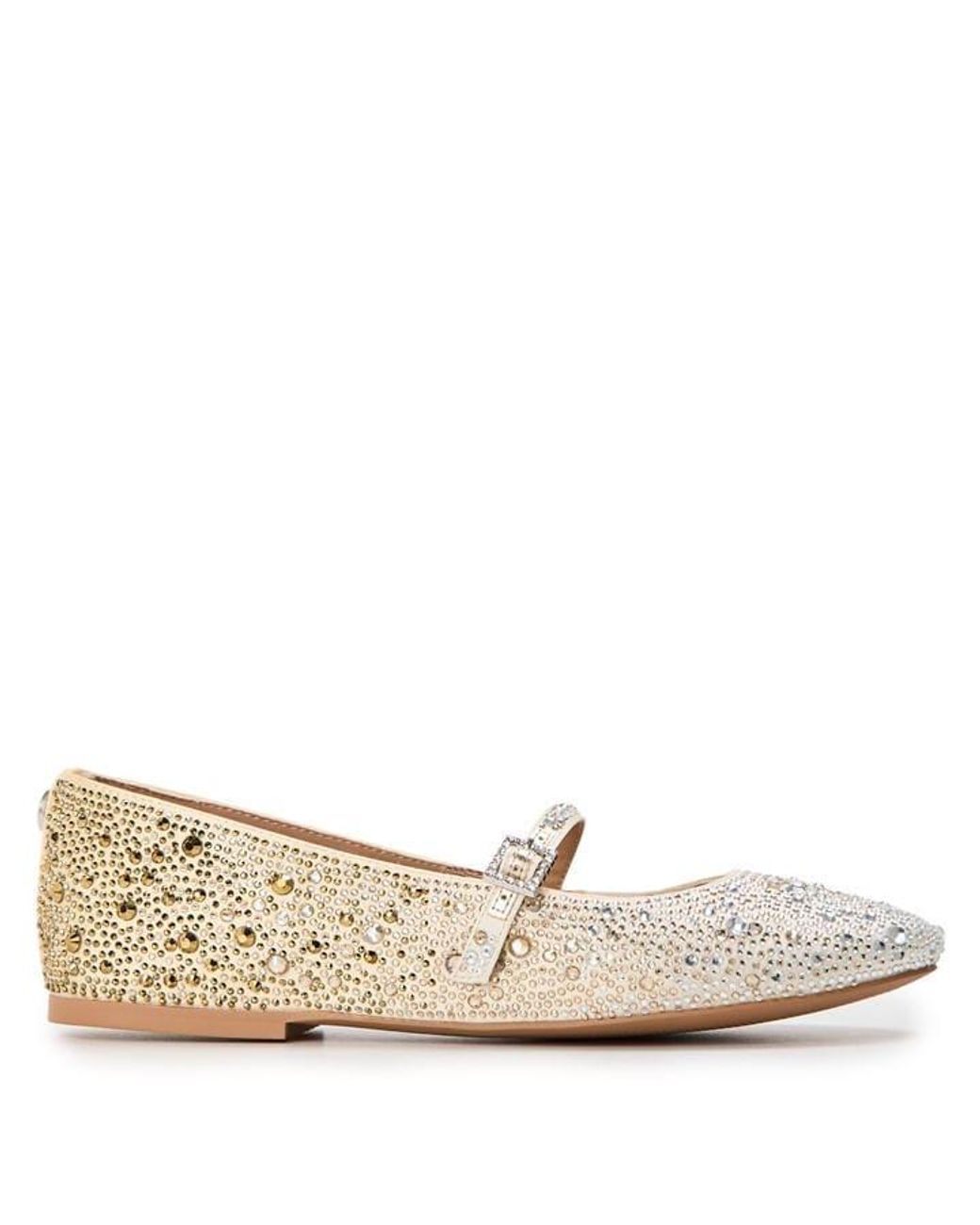 Steve Madden Natural Brissa Leopard Ballet Pumps