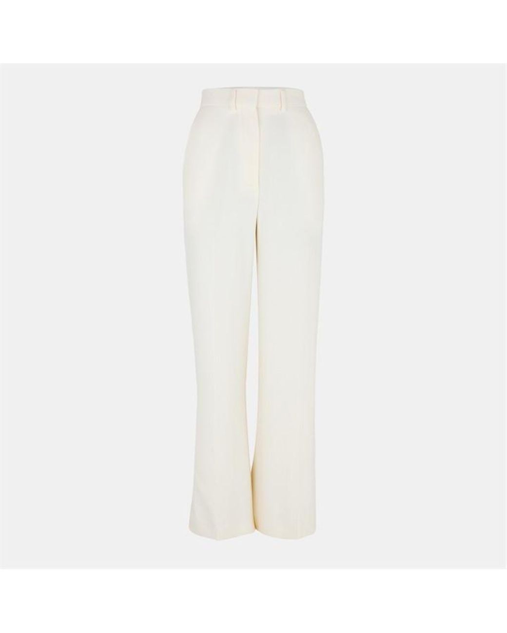Casablanca White Casa Wide Leg Trousers