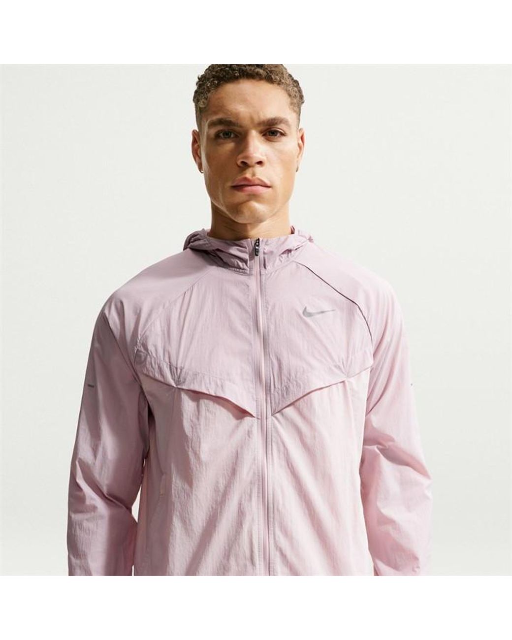 Nike Pink Stride Short Sleeve Performance T-Shirt for men